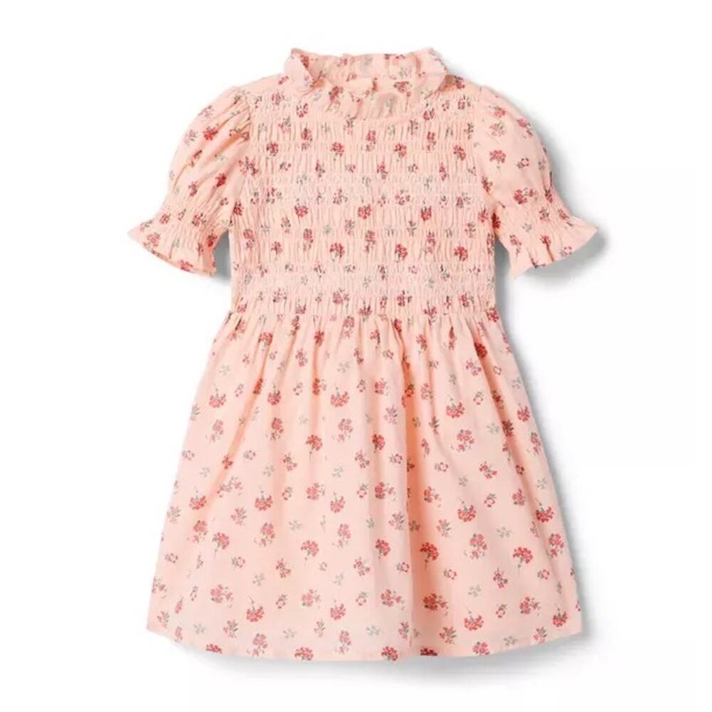 NWT Janie + Jack Fleur-Ever Smocked Dress Size 12